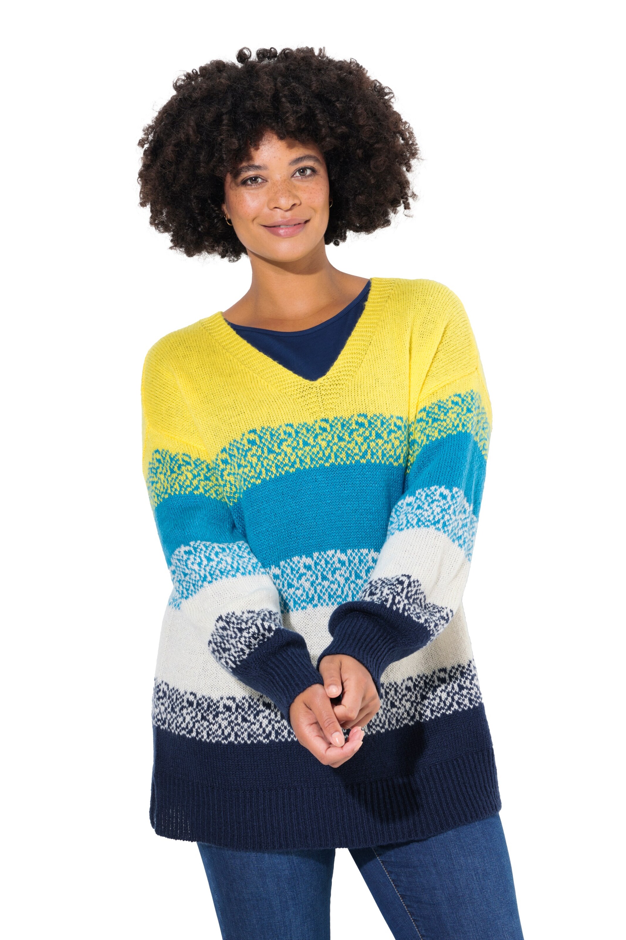 Angel of Style Pullover in Blau: Vorderseite