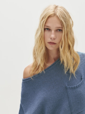 Pull-over Pull&Bear en bleu