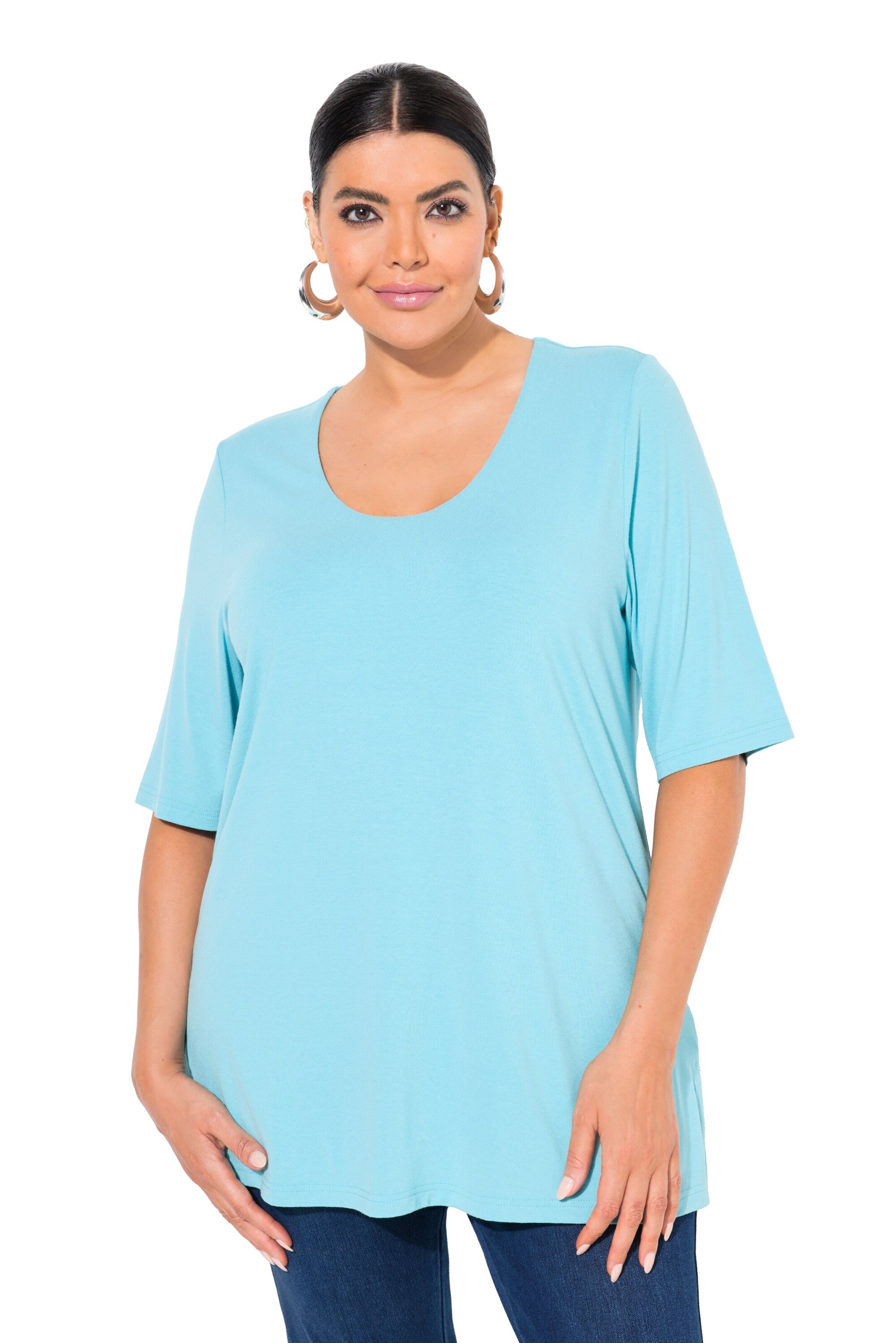 Ulla Popken Shirt in Blue: front