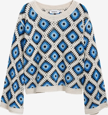 DesigualPulover - bež boja: prednji dio