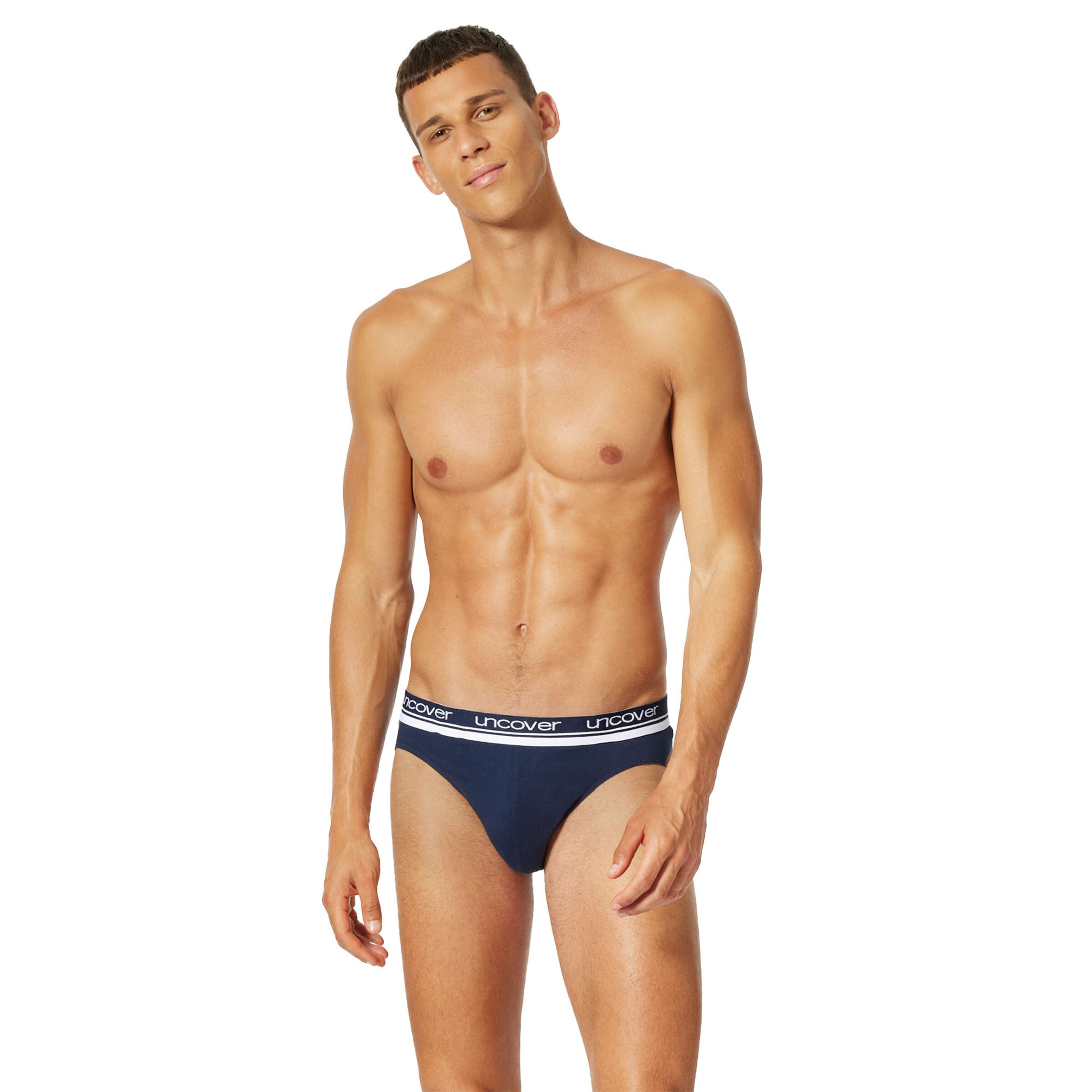 uncover by SCHIESSER Slip in Blauw: voorkant