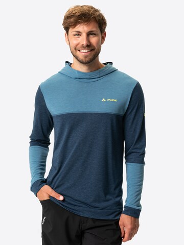 VAUDE Sports sweatshirt 'Qimsa' in Blue: front