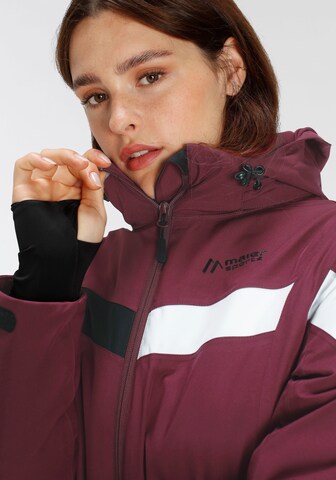 Maier Sports Athletic Jacket in Purple