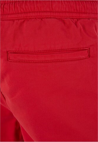 Urban Classics - Regular Calças em vermelho