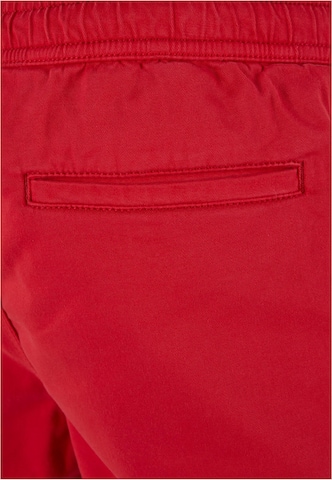 Urban Classics Regular Pants in Red