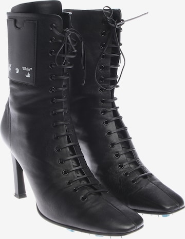 Off-White Stiefeletten 38 in Schwarz: Vorderseite