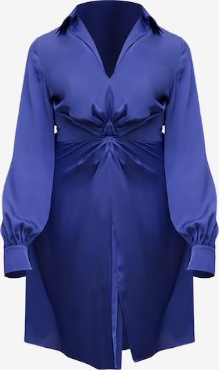 Rochie tip bluză Chi Chi London pe albastru, Vizualizare produs