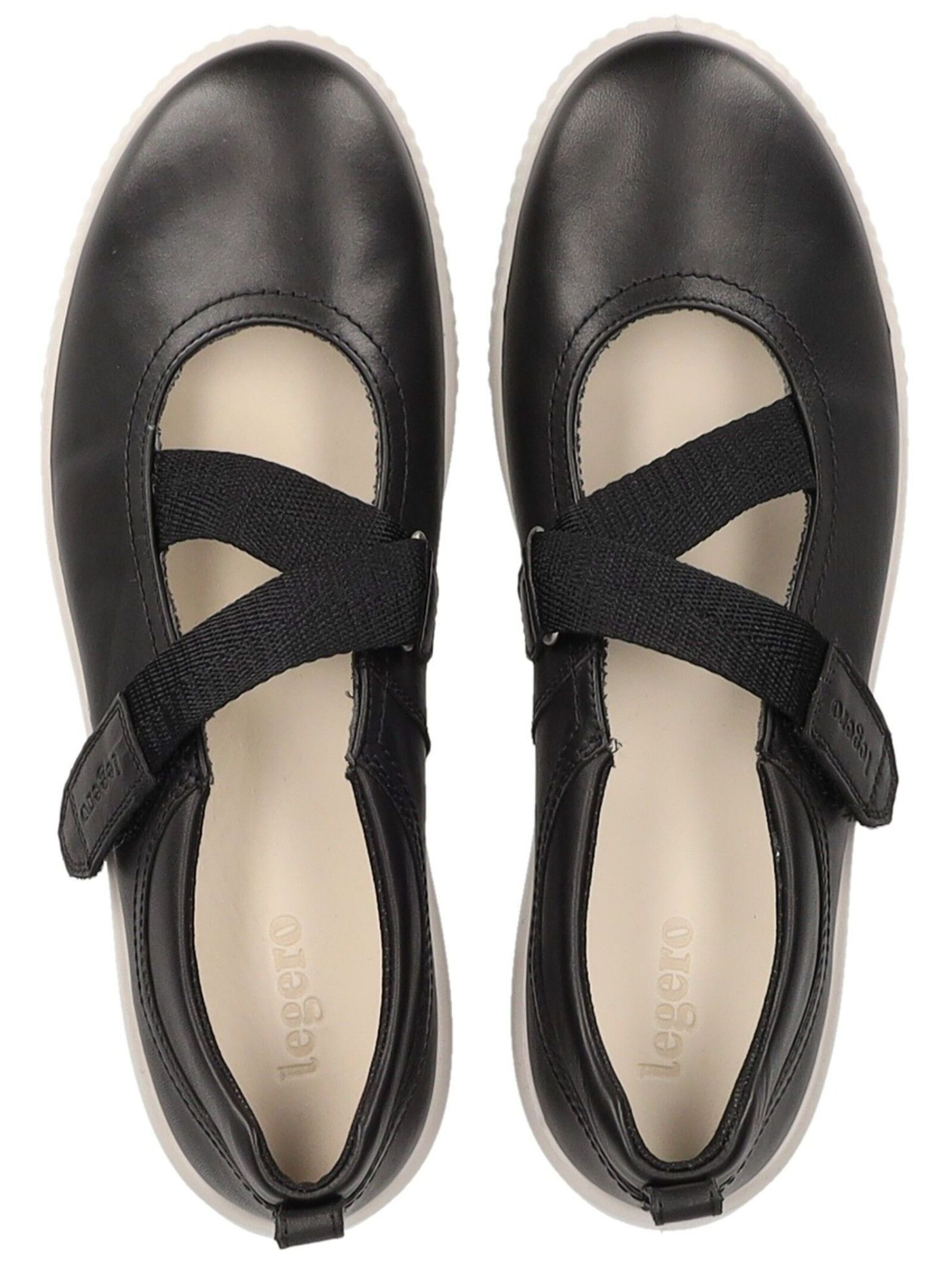 Ballerines à lanières 'Tanaro 5.0' Legero en noir