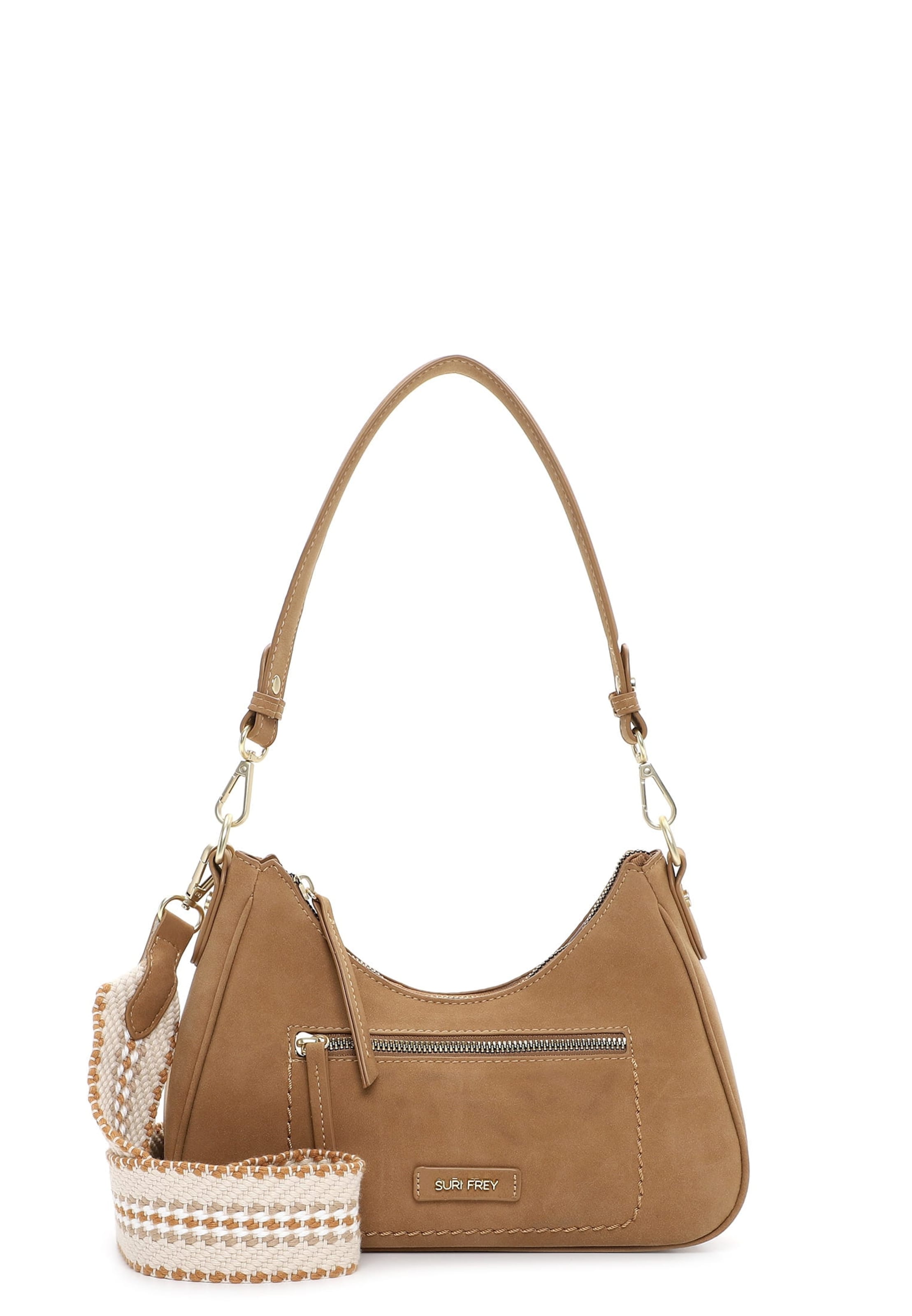 Poche ventrale 'Christy' Suri Frey en beige : devant