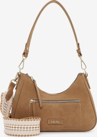 Poche ventrale 'Christy' Suri Frey en beige : devant