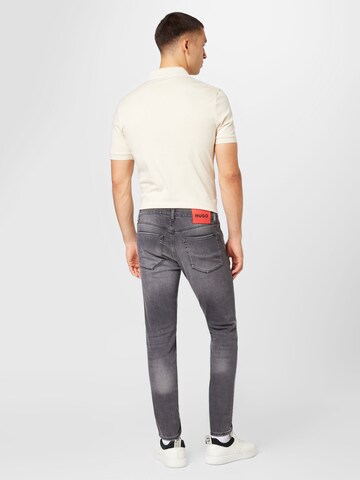 HUGO Slimfit Jeans '734' in Grau