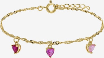 Lucardi Bracelet 'Lieblich' in Gold: front