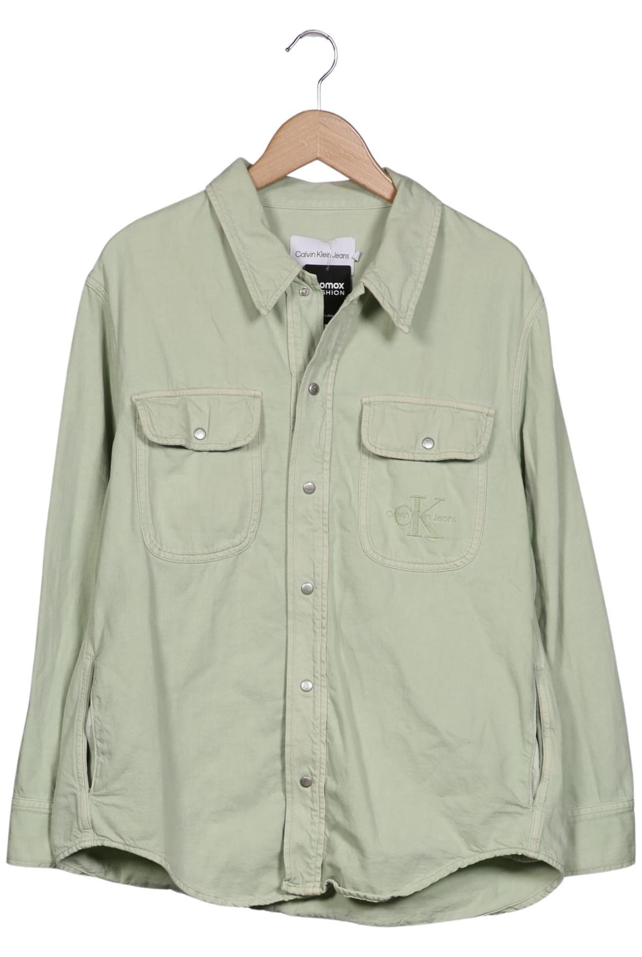 Calvin Klein Jeans Jacke S in Grün: Vorderseite
