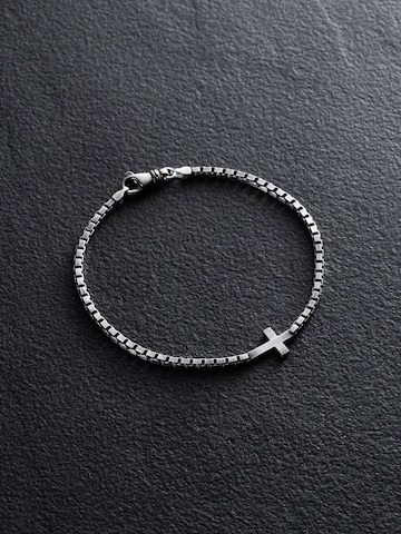 REYTEL Bracelet 'TRAVERSE' in Silver: front