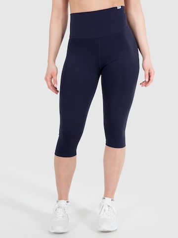 Smilodox Skinny Workout Pants 'Caprice' in Blue: front