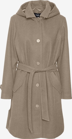 Vero Moda Curve Between-Seasons Coat 'VINCE CHELSEA' in Brown: front