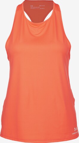 UNDER ARMOUR Sports Top 'Rush Energy' in Orange: front