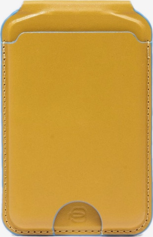 Piquadro Portemonnee in Geel: voorkant