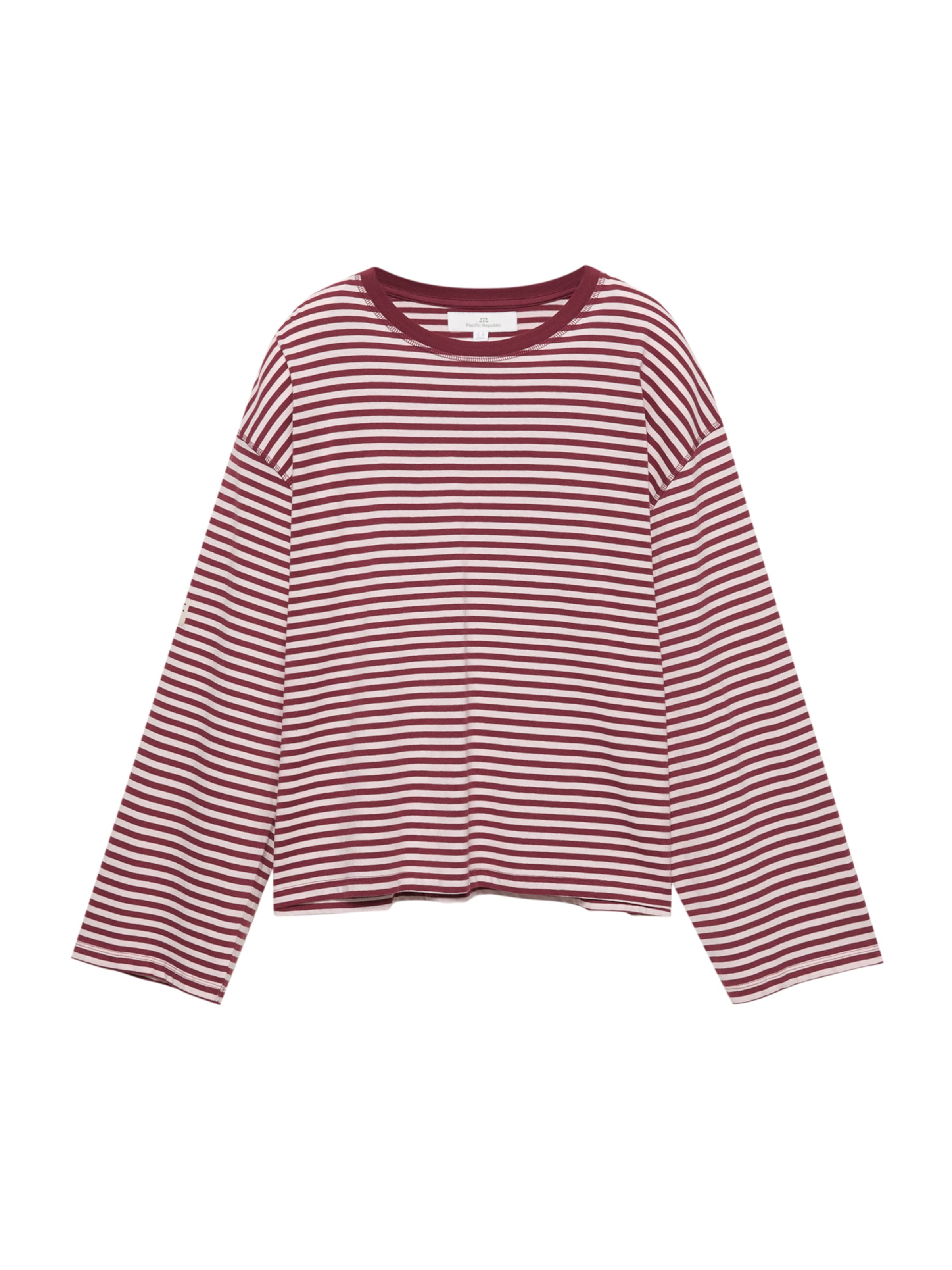 Pull&Bear Tričko 'PACIFIC' - Červená: predná strana