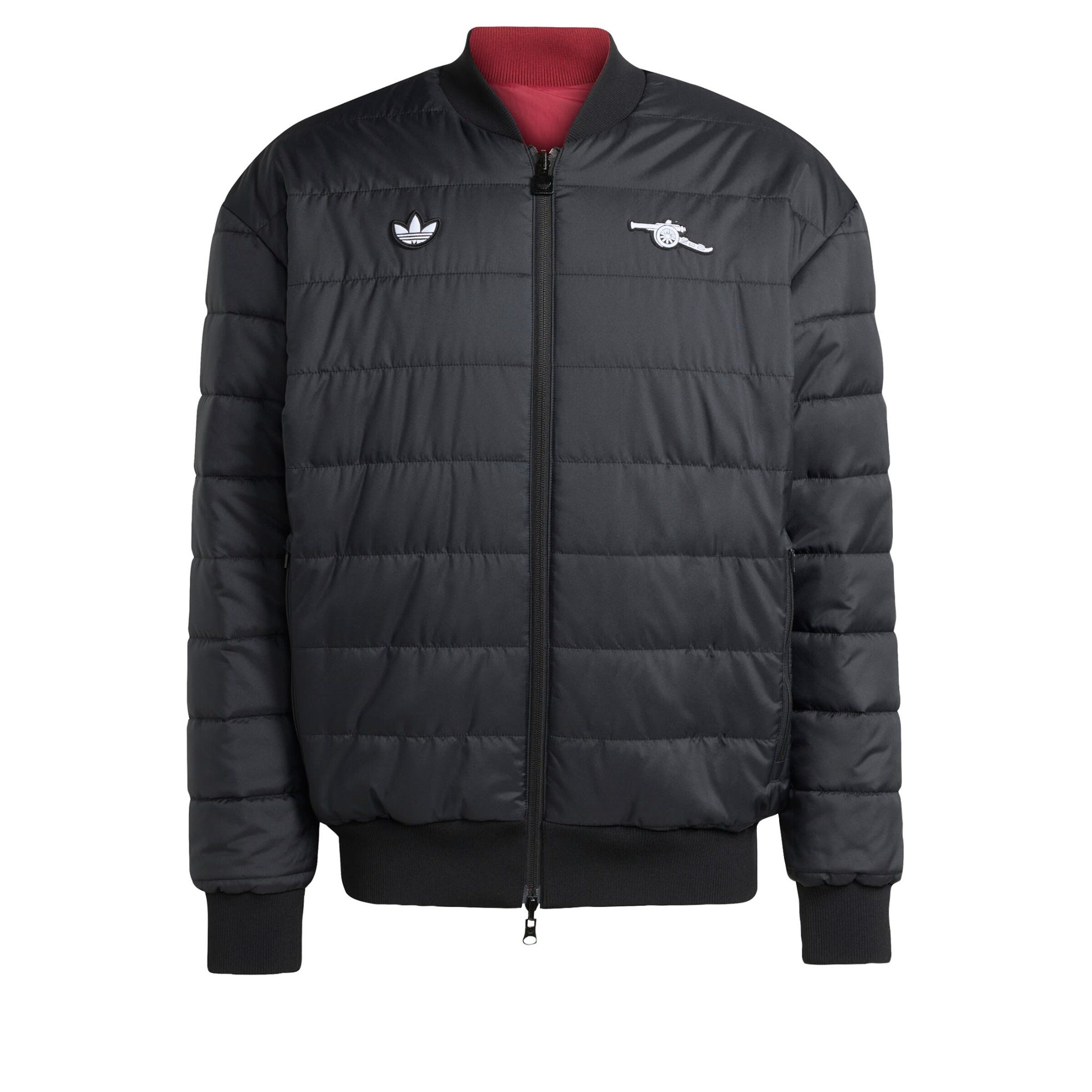 ADIDAS ORIGINALS - Chaqueta de entretiempo 'FC Arsenal Terrace Icons' en rojo: frente