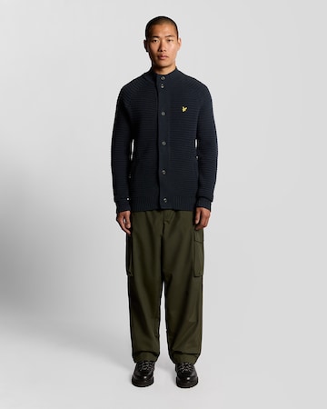 Lyle & Scott Gebreid vest in Blauw