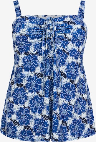 YOEK Top in Blue: front