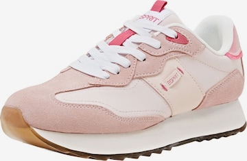 ESPRIT Sneakers laag in Roze: voorkant