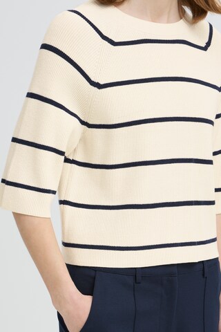 ICHI Pullover 'BOSTON' i hvid