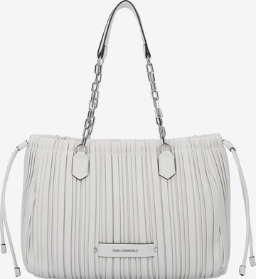 Karl Lagerfeld Shoulder Bag 'Kushion ' in White: front