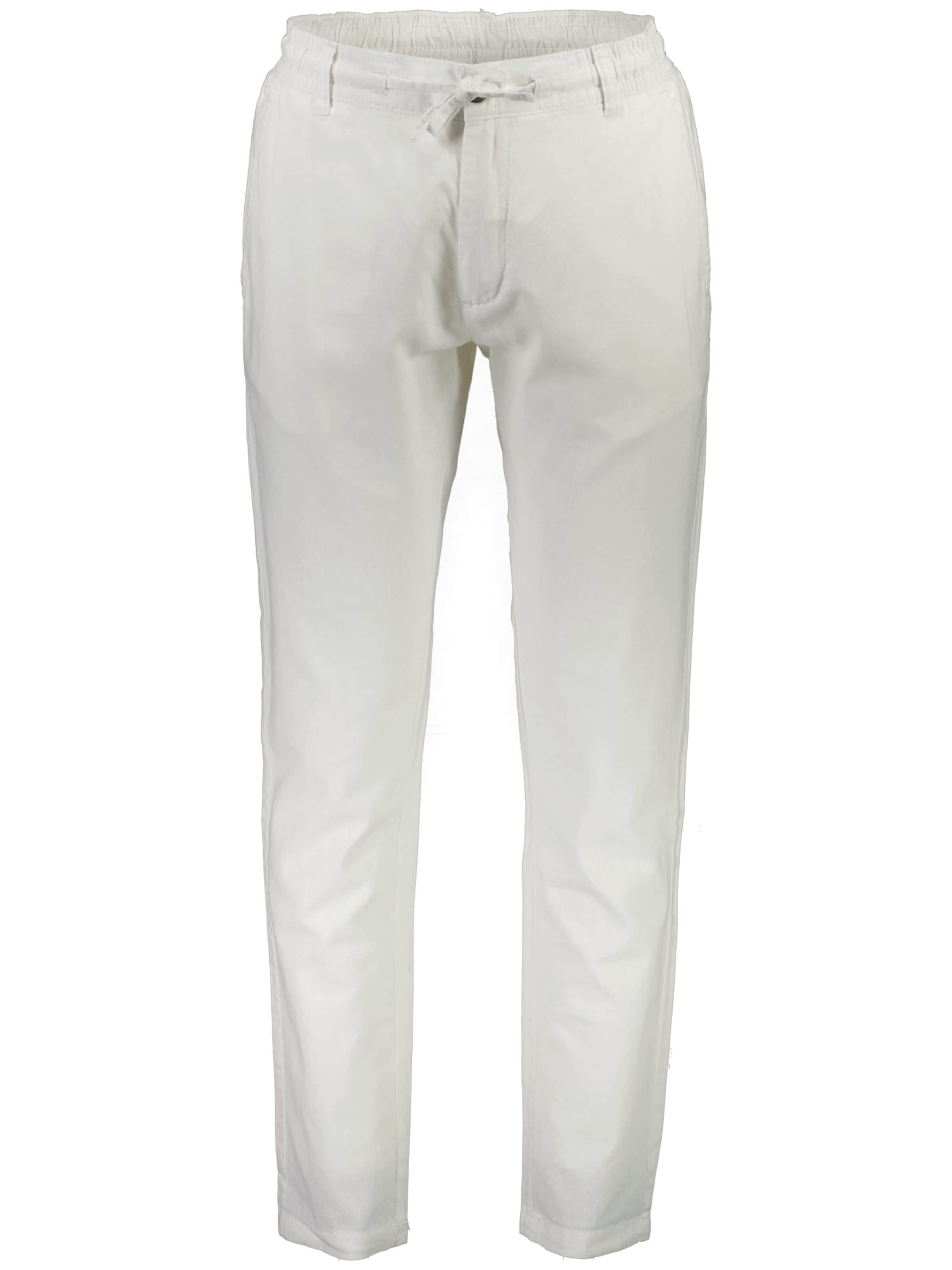 Effilé Pantalon Lindbergh en blanc : devant
