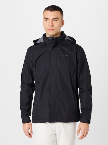 Veste outdoor CMP en noir : devant