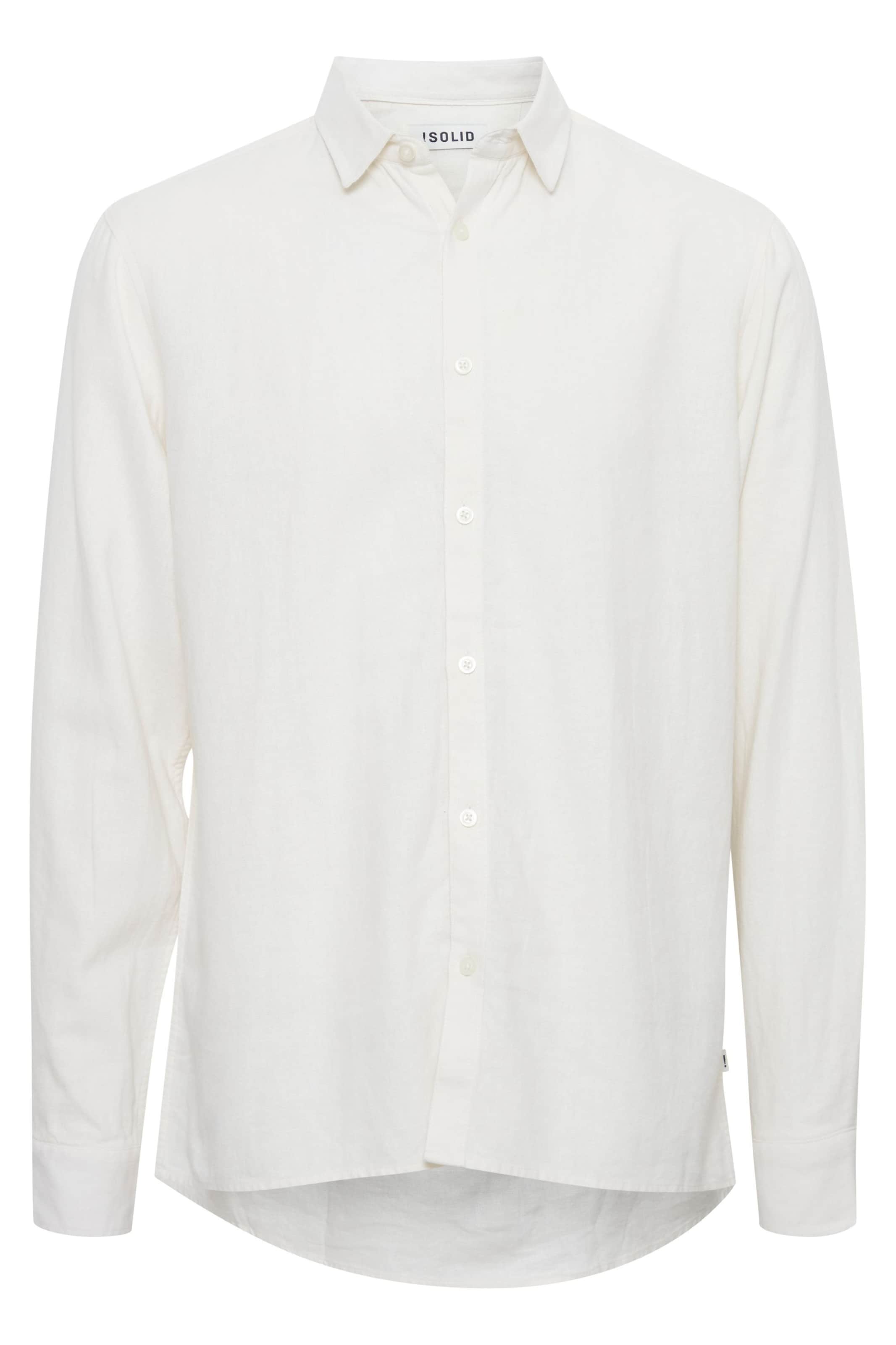 !Solid - Camisa 'Enea' em branco: frente