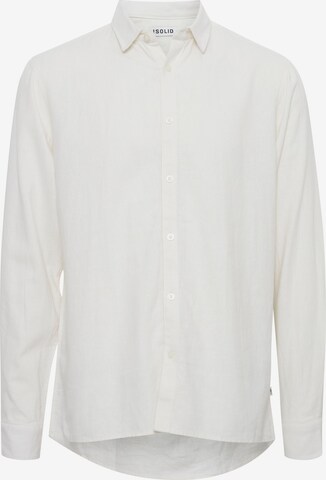 Coupe regular Chemise 'Enea' !Solid en blanc : devant