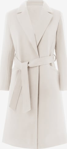 Manteau mi-saison Imily Bela en blanc : devant