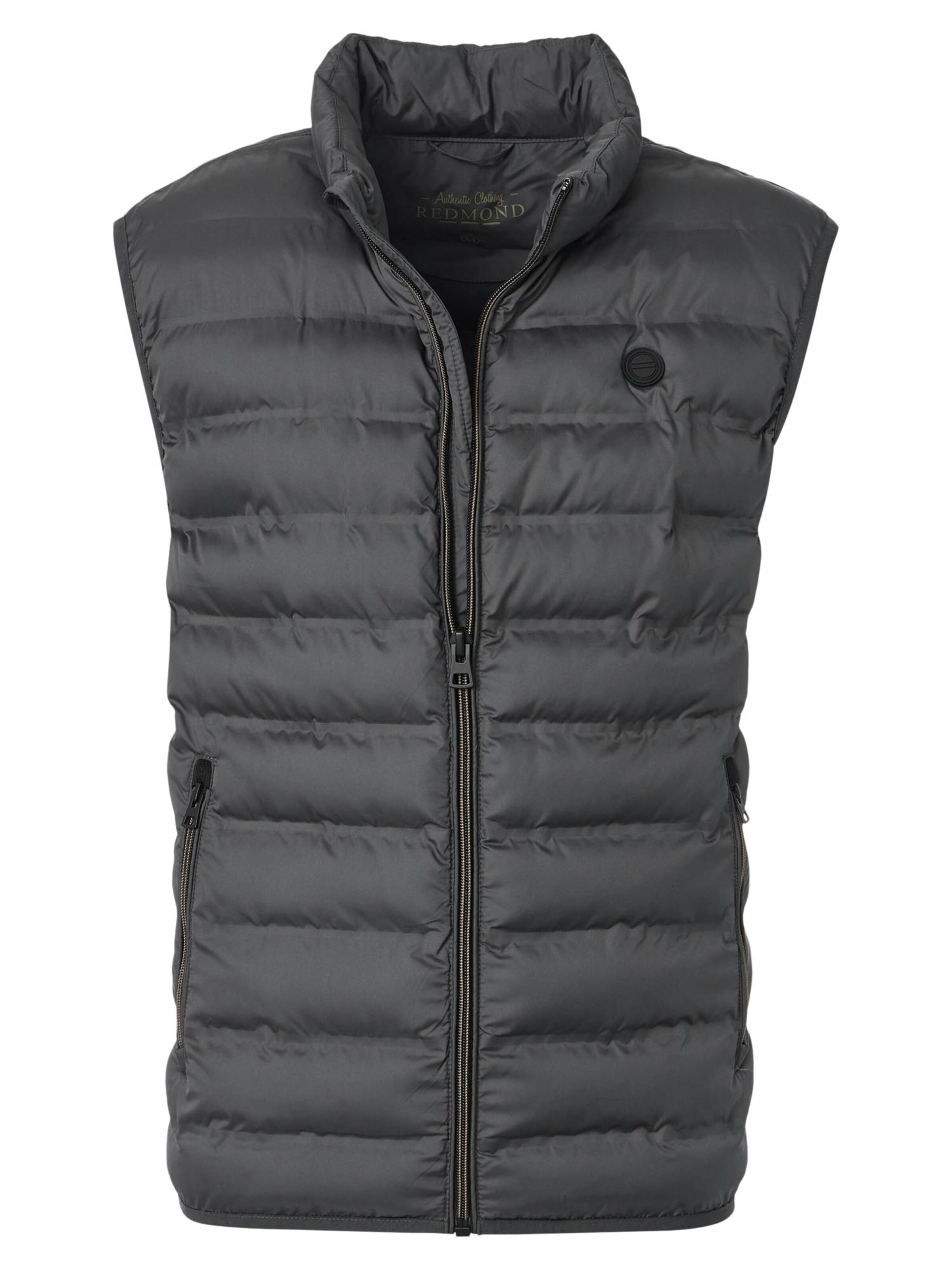 redmond Vest 'Basic' in Grey: front