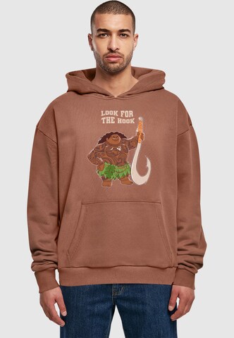 Sweat-shirt ABSOLUTE CULT en marron : devant