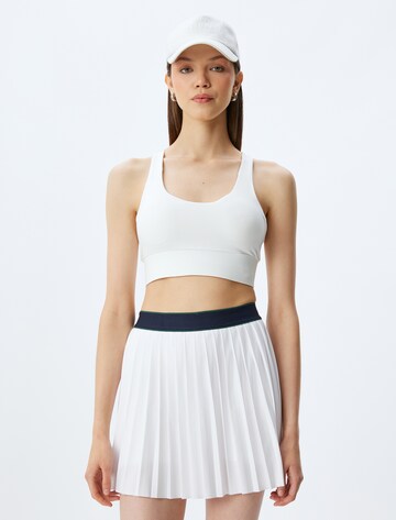 Koton Bralette Bra in Beige: front