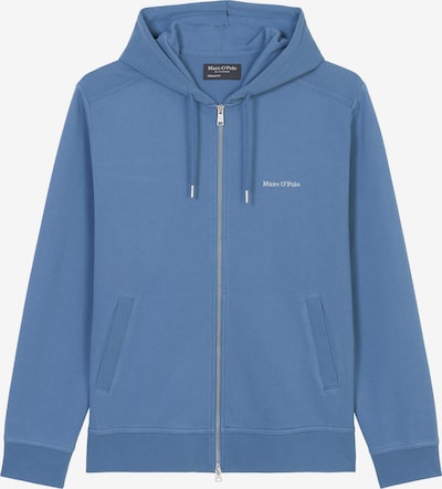 Marc O'Polo Zip-Up Hoodie in Dusty blue / White, Item view