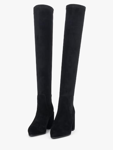 Estro Overknees '6004-81' i svart
