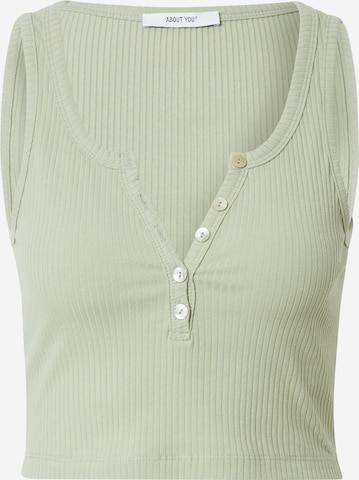 ABOUT YOU Top 'Silvia' in Green: front