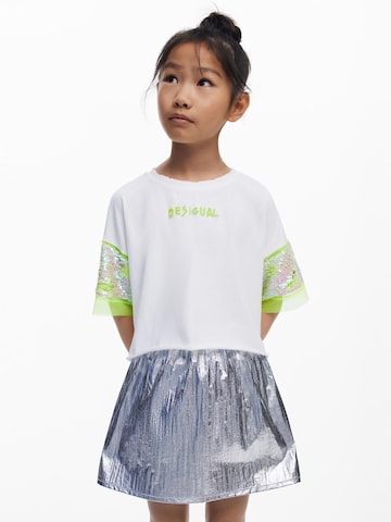 Desigual Μπλουζάκι σε λευκό: μπροστά
