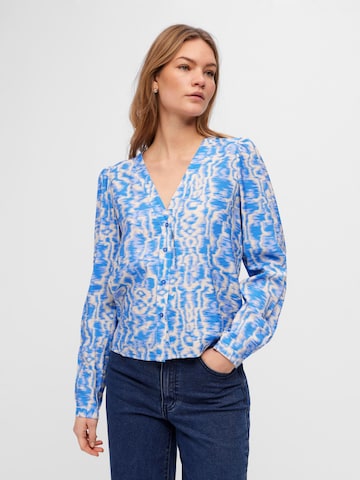 OBJECT Blouse 'NEBI' in Blue: front