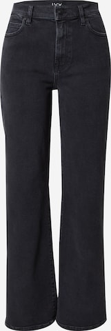 Ivy Copenhagen Regular Jeans 'Mia' in Zwart: voorkant