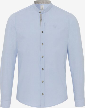 Hatico Regular fit Button Up Shirt in Blue: front