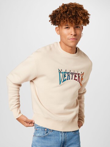 Vertere Berlin Sweatshirt 'ART NOIR' in Beige: front