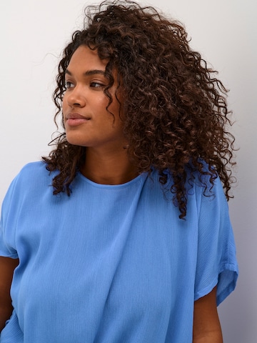 KAFFE CURVE Bluse 'Ami Stanley' in Blau