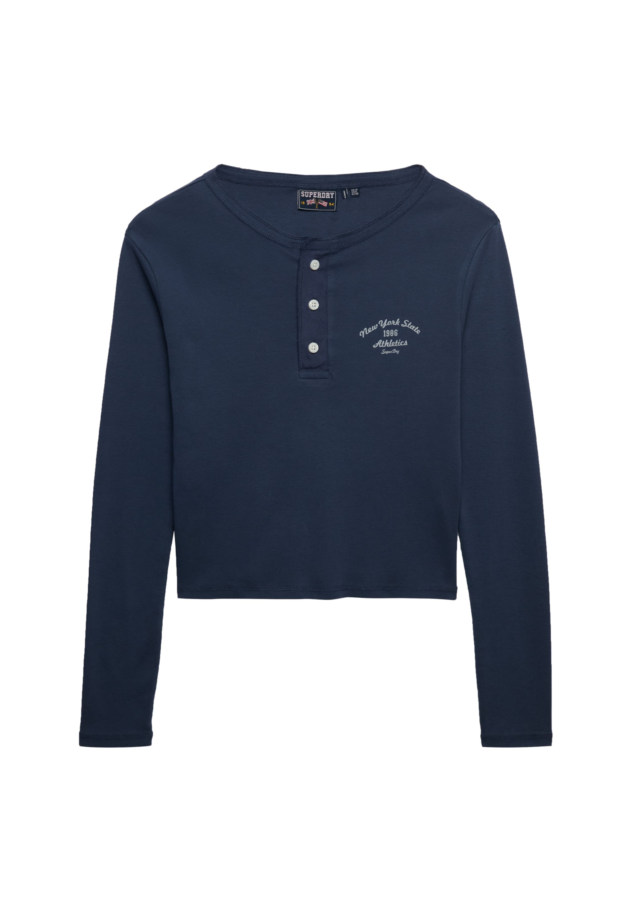 Superdry & Co Shirt 'Athletic Essentials' in Blue: front