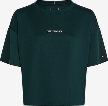 T-shirt TOMMY HILFIGER en vert : devant