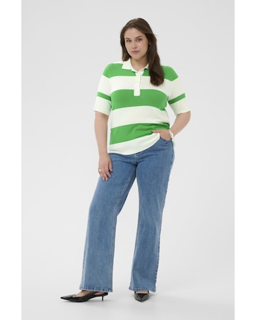 KAFFE CURVE Pullover 'KClizzy' i grøn