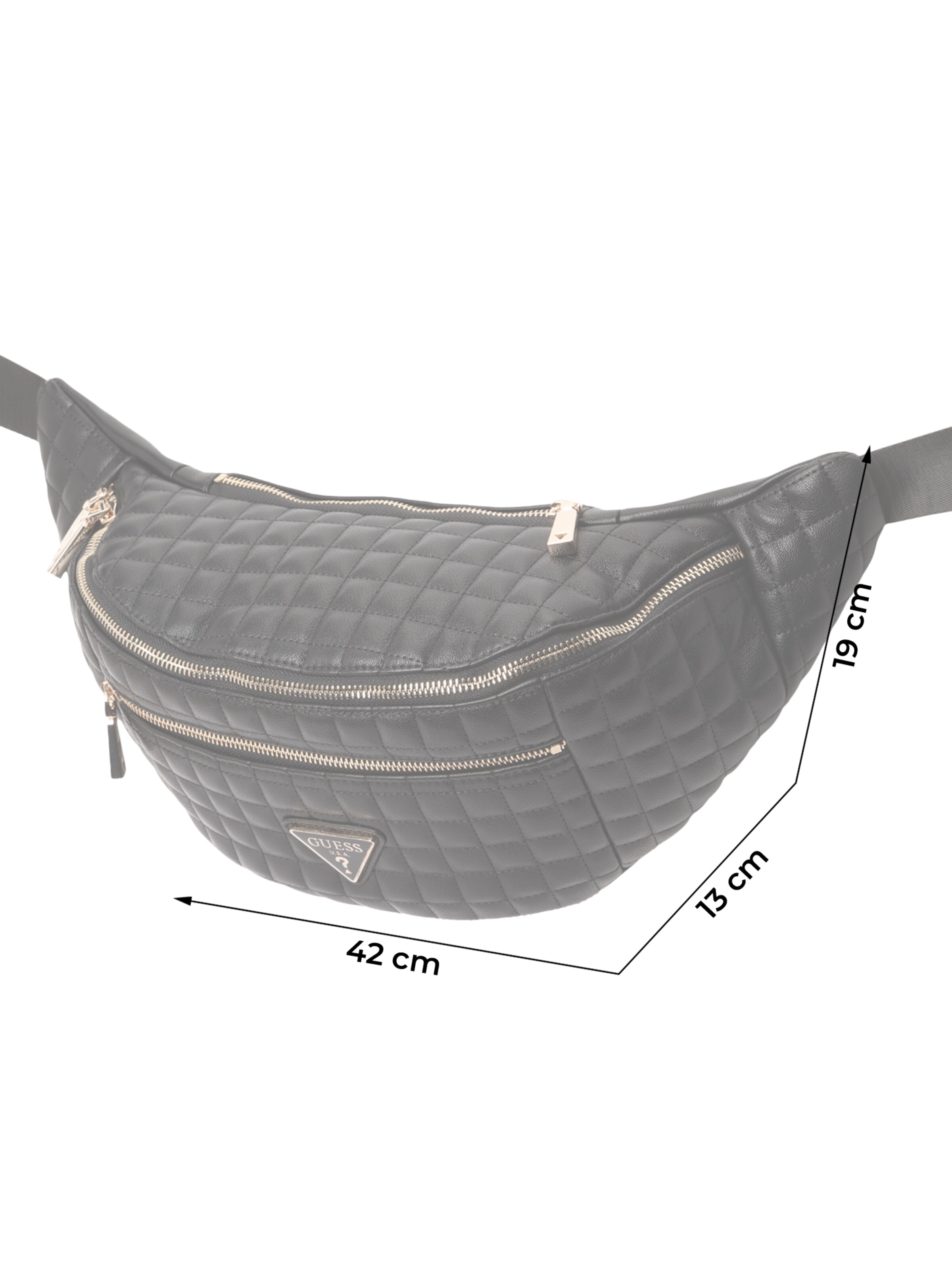 juoda GUESS Rankinė ant juosmens 'Nadira'